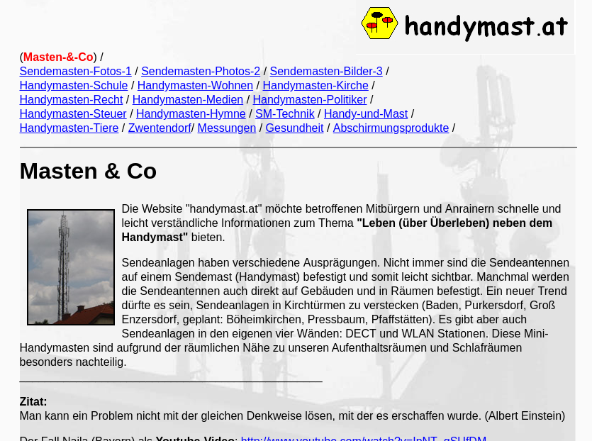 Screenshot handymast.at