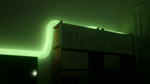 rainbow effect in action